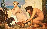 Jean-Leon Gerome The Cockfight oil painting reproduction